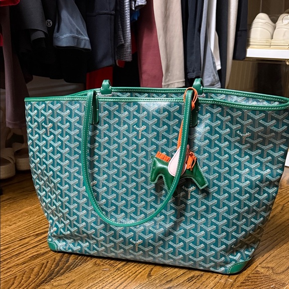 Goyard Handbags - Goyard Green Teal St. Louis Tote